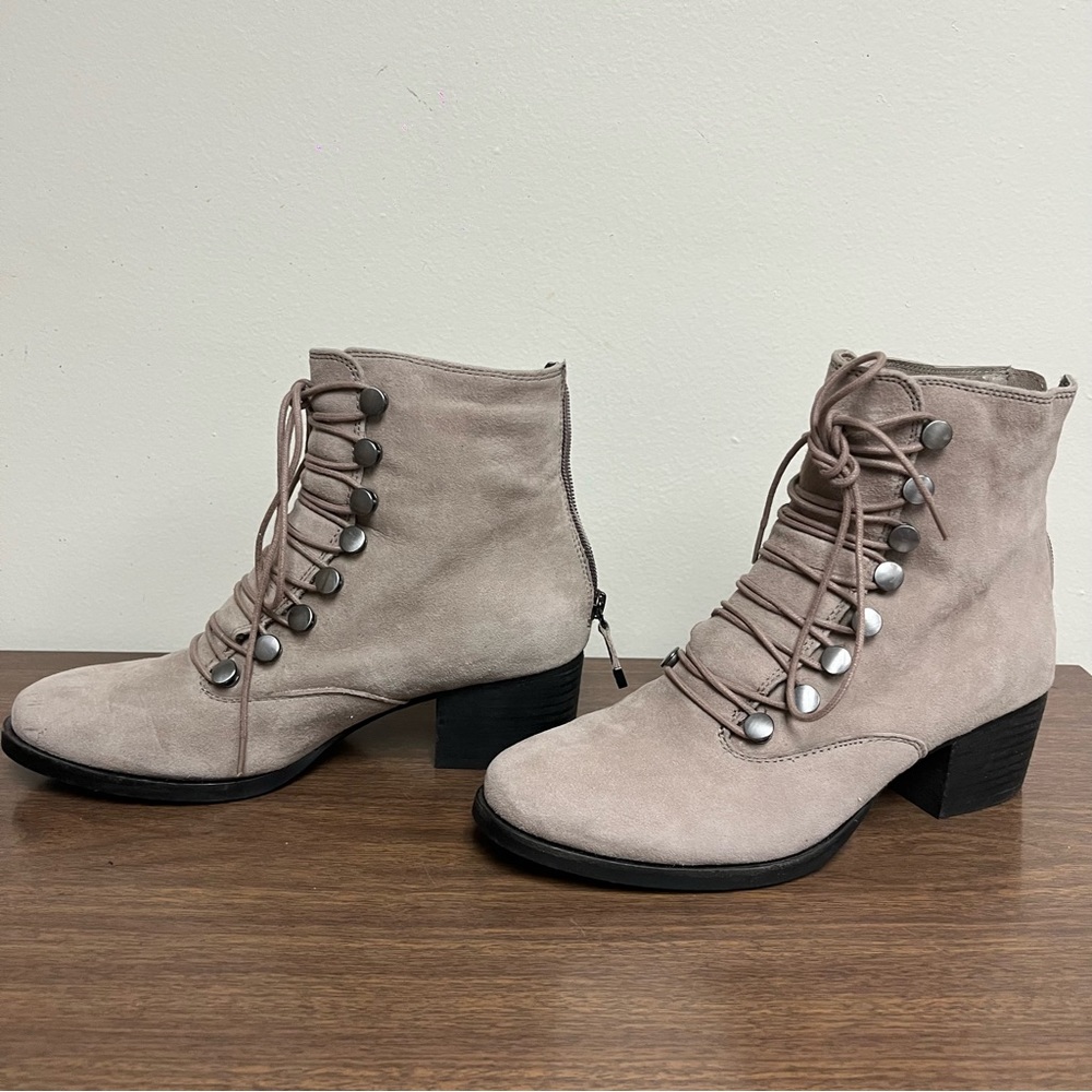 Earth Lace-Up Earth Booties